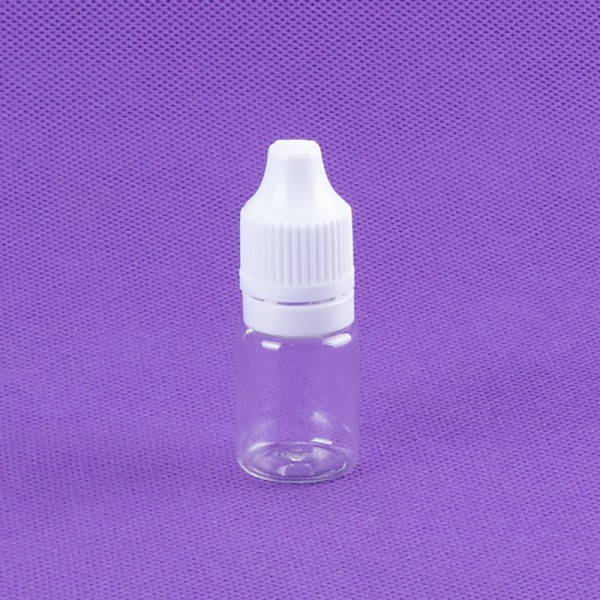 5ml Empty PET Plastic e-juice E-Liquid Dropper Bottles Childproof Cap