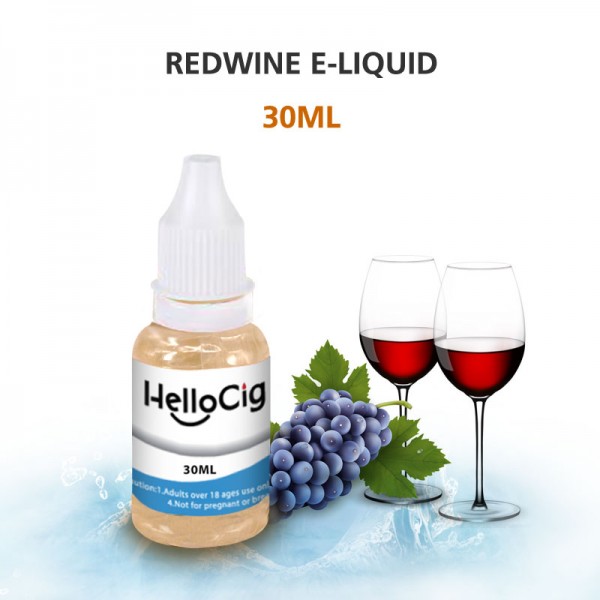Red Wine HelloCig E-Liquid 30ml