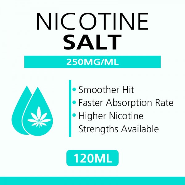 120ML 250mg/ml nicotine salts 