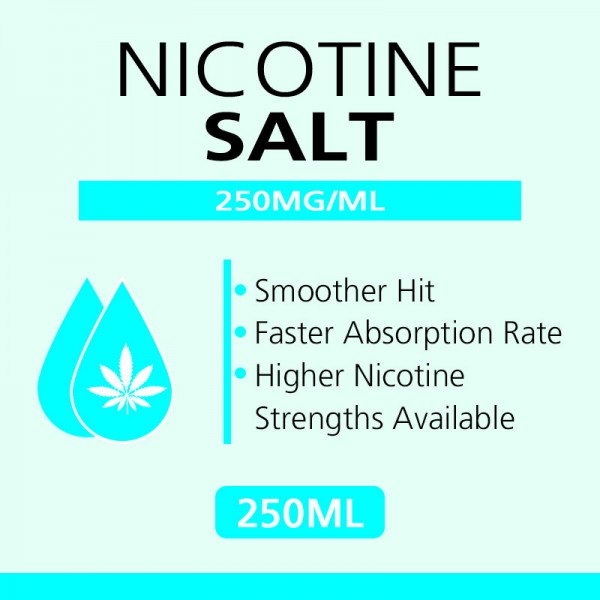 250ML 250mg/ml nicotine salts