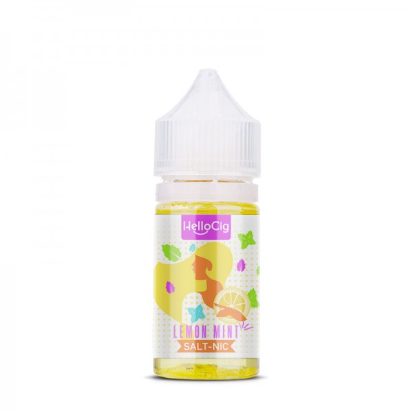 Lemon Mint nicotine salt e-liquid flavor 
