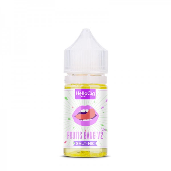 Fruit BangV2 nicotine salt e-liquid flavor 