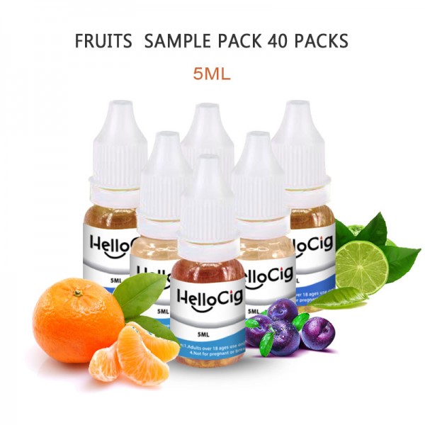 HC 5ML Fruits E-Liquid Sample 40 Packs