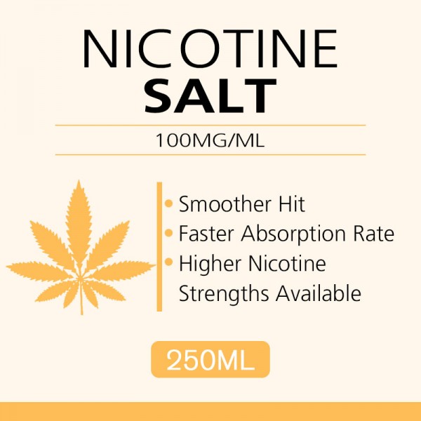 250ML 100mg/ml nicotine salts