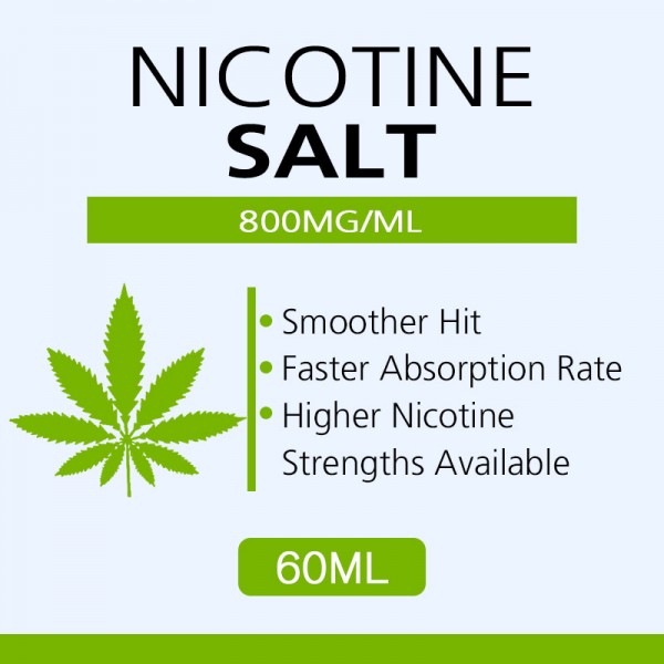 60ML 800mg/ml nicotine salts Very high