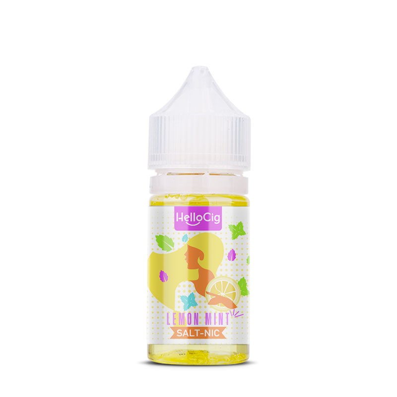 Lemon Mint nicotine salt e-liquid flavor 