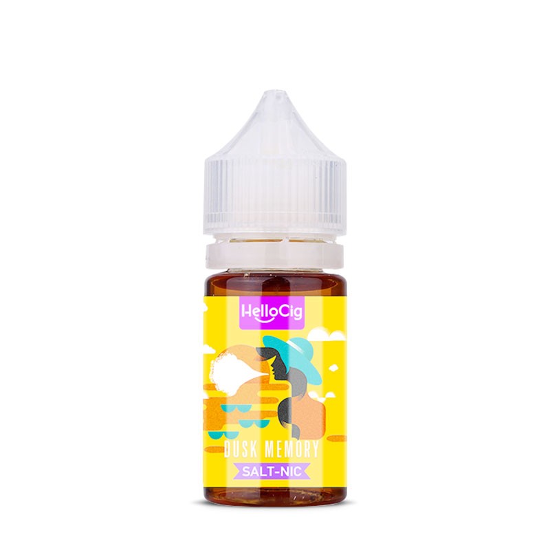 Dusk memory nicotine salt e-liquid flavor 