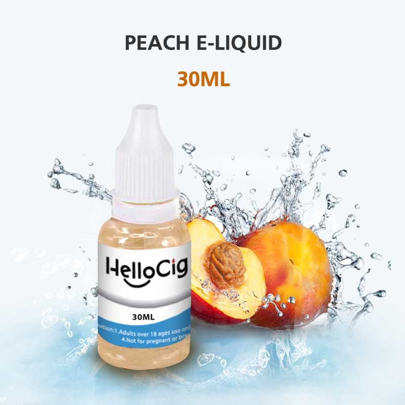 Peach HelloCig E-Liquid 30ml
