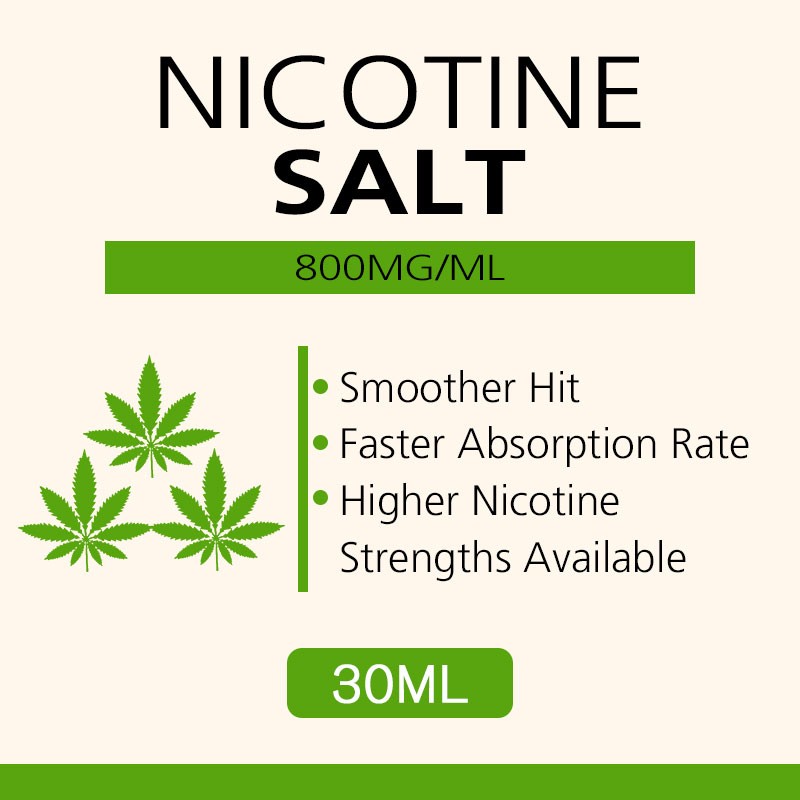 30ML 800mg/ml nicotine salts Very high