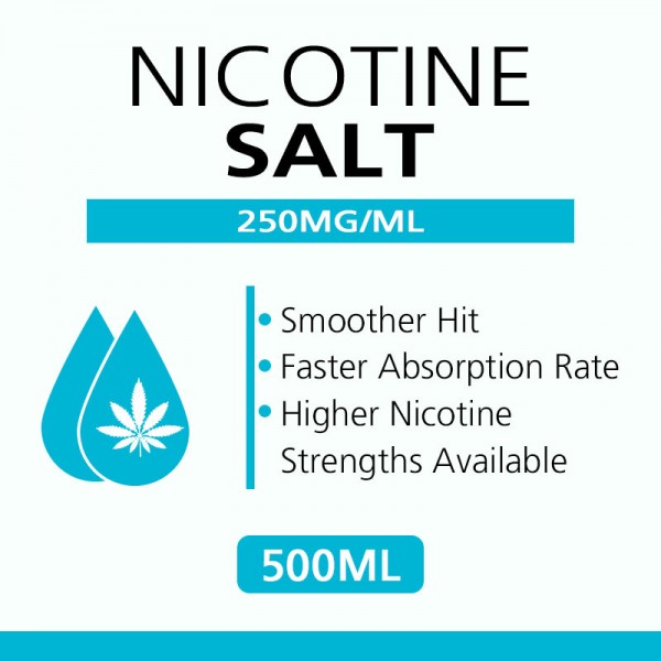 500ML250MG/ML ニコチン塩入り溶液