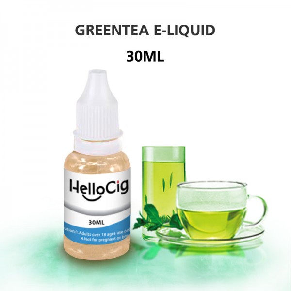 Green Tea HelloCig E-Liquid 30ml