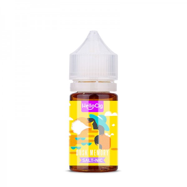Dusk memory nicotine salt e-liquid flavor 