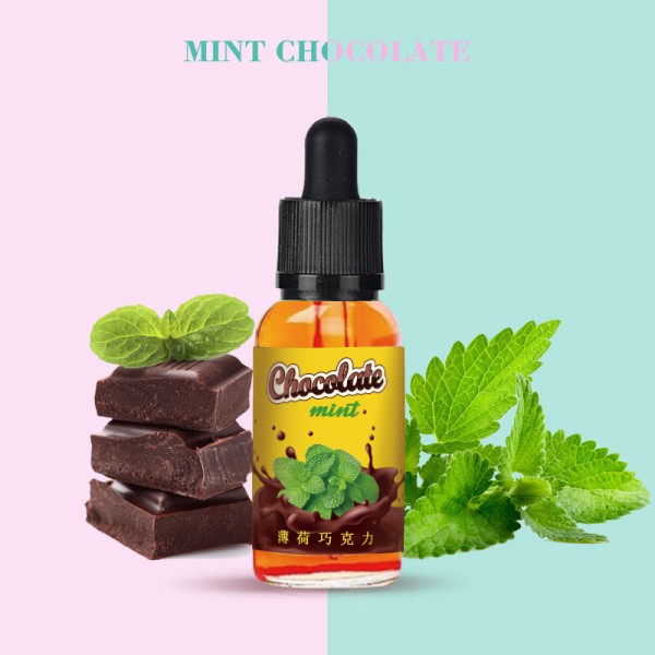 ミントチョコレート風味のEリキッド 30ML