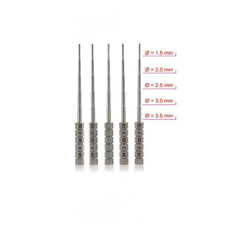 Around the wire rod Big Smoke Resistance wire Heating wire dedicated Winding bar SS 1.5mm-3.5mm Super hard Good use DIY RDA tools E-cigs 